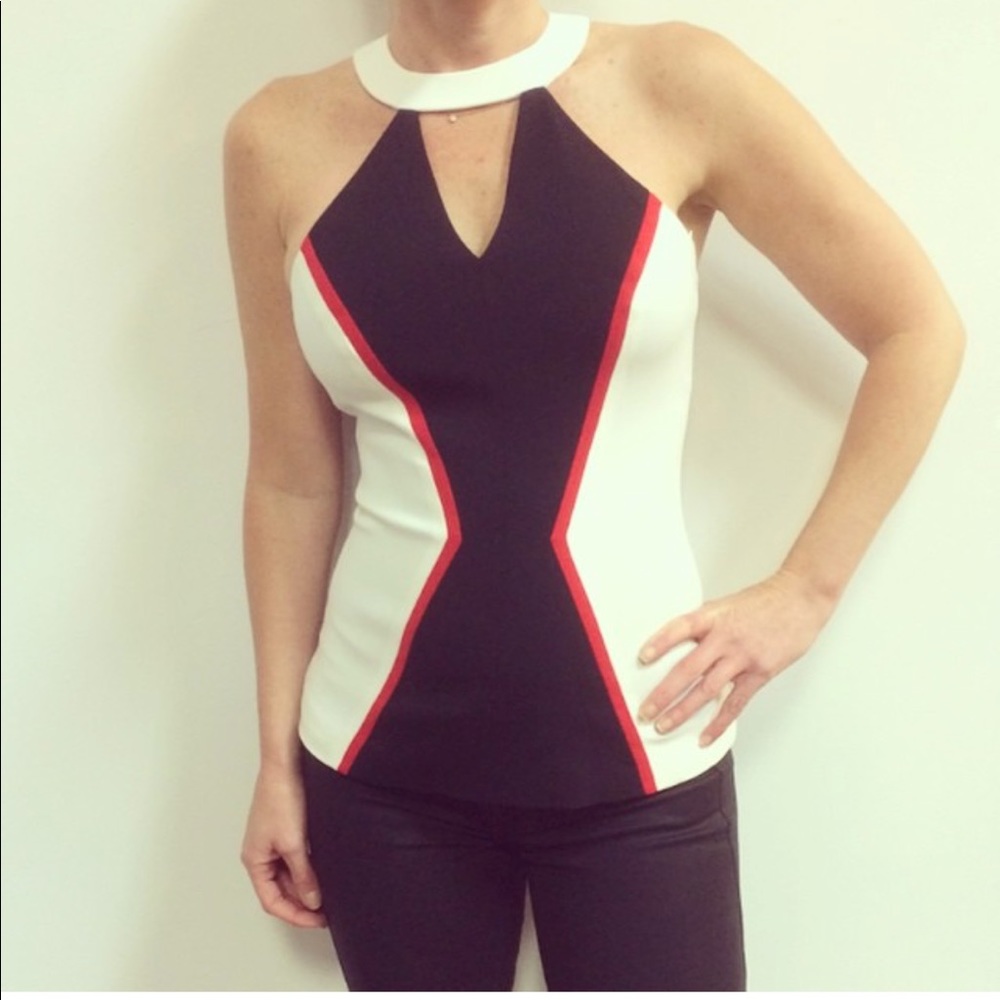 Jay Godfrey Moran Color-block Top